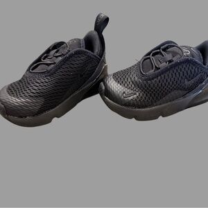 Nike Air Max 270 Toddler Sneakers | Unisex | Size 6 | Black | Like New